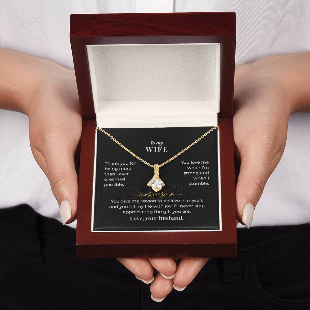 To My Wife - Necklace Gift Set - GK003
