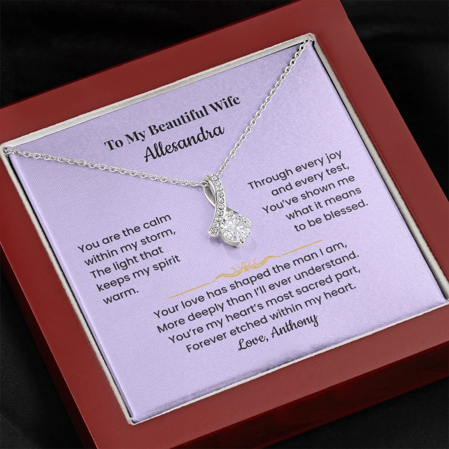 Dark Closeup Alluring Beauty Necklace