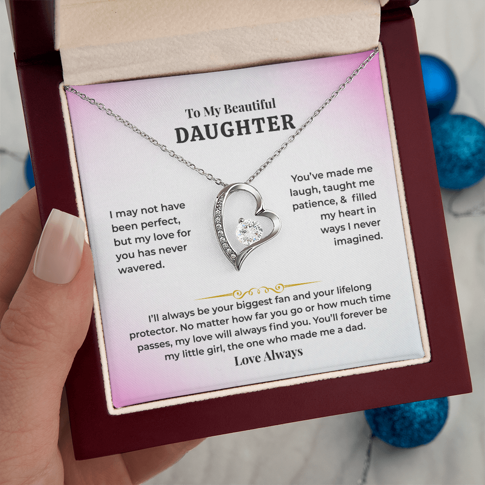 To My Daughter - Love Dad - Necklace Gift Set - HS007