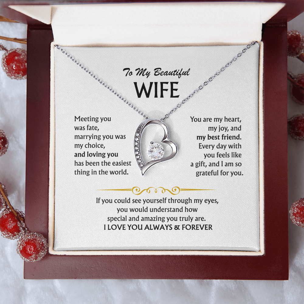 To my wife i love you always forever gift set - ss01
