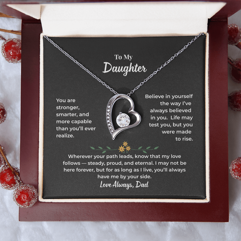 To My Daughter - Love Dad - Necklace Gift Set - HS010