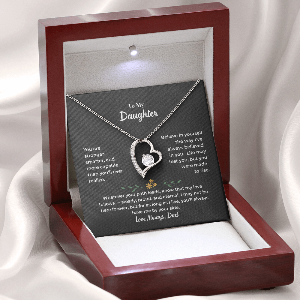 To My Daughter - Love Dad - Necklace Gift Set - HS010