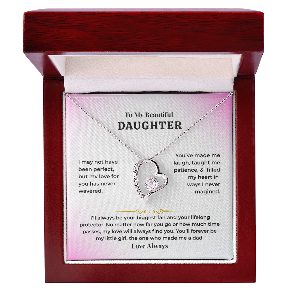 To My Daughter - Love Dad - Necklace Gift Set - HS007