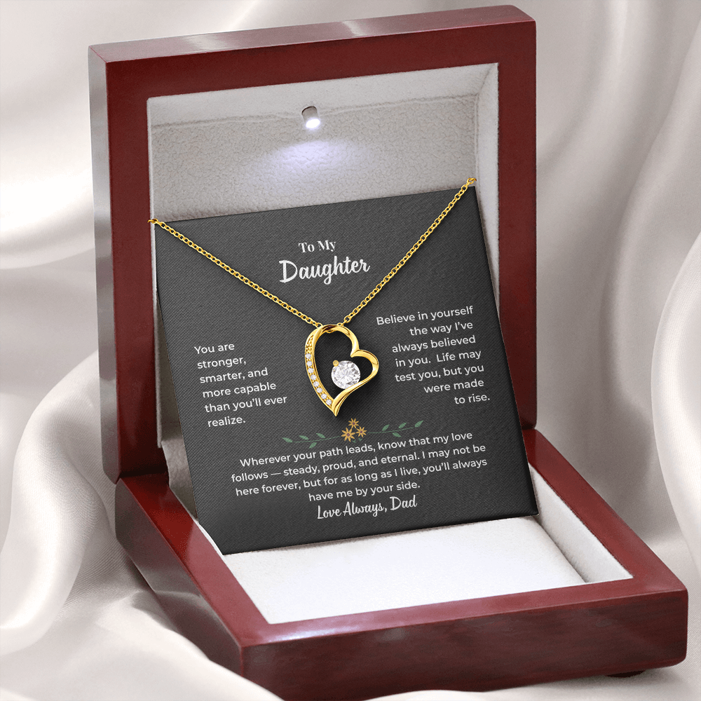 To My Daughter - Love Dad - Necklace Gift Set - HS010