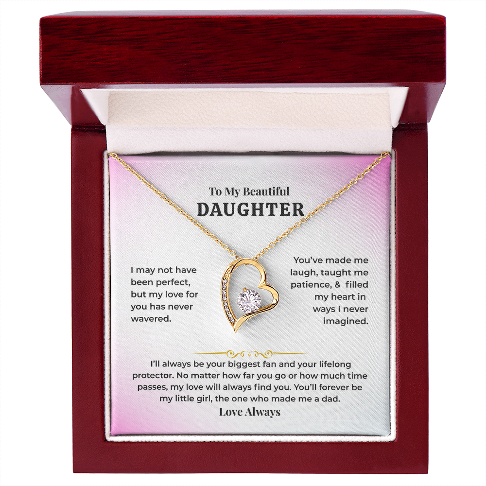 To My Daughter - Love Dad - Necklace Gift Set - HS007