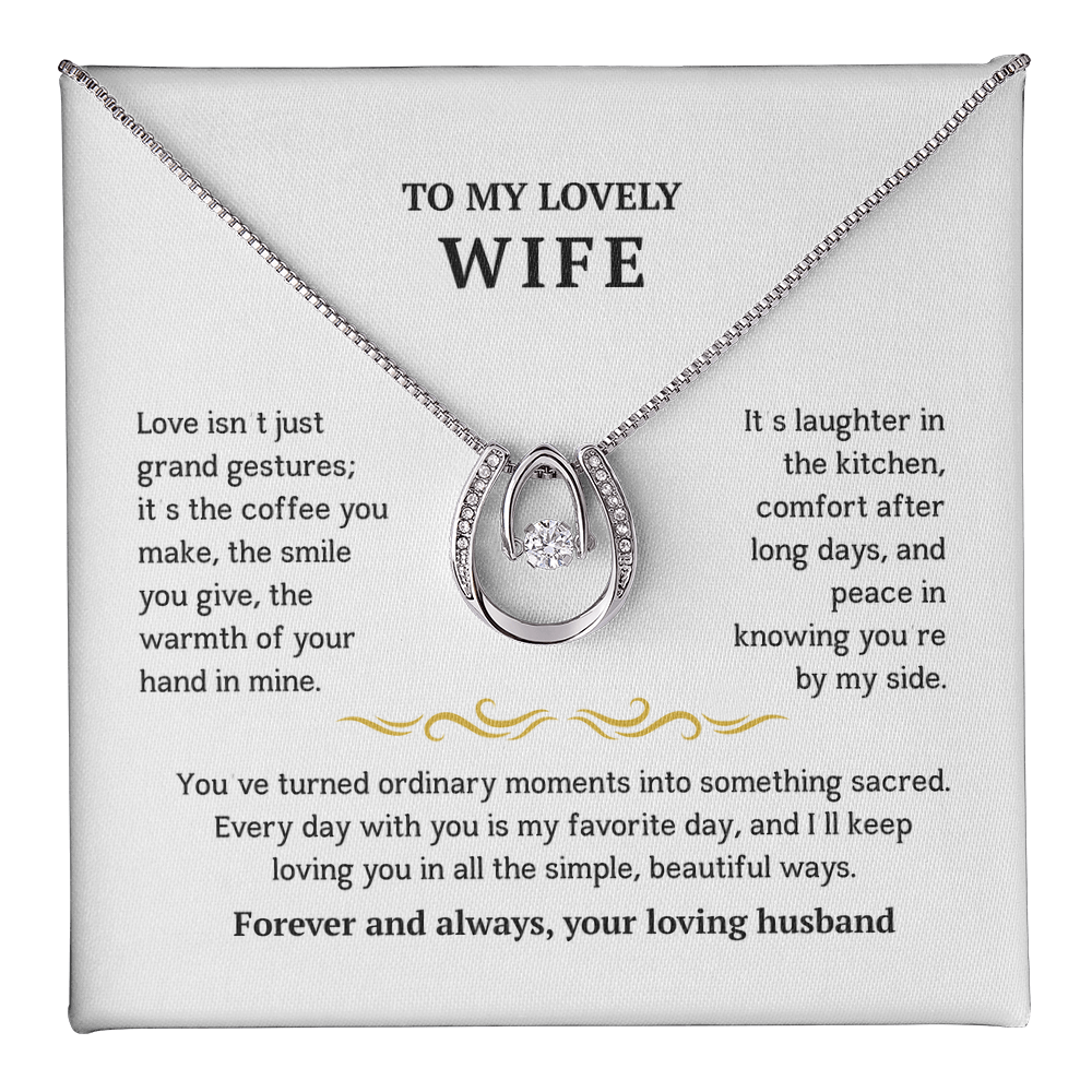 To My Wife - Necklace Gift Set - CB003