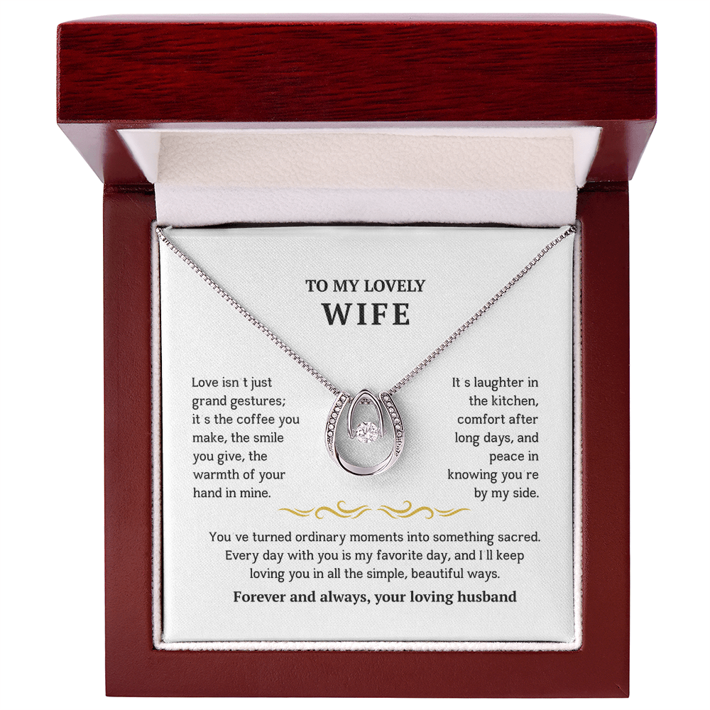To My Wife - Necklace Gift Set - CB003