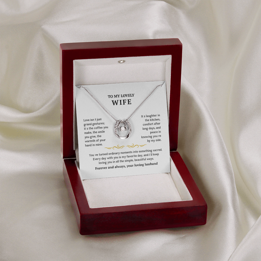 To My Wife - Necklace Gift Set - CB003