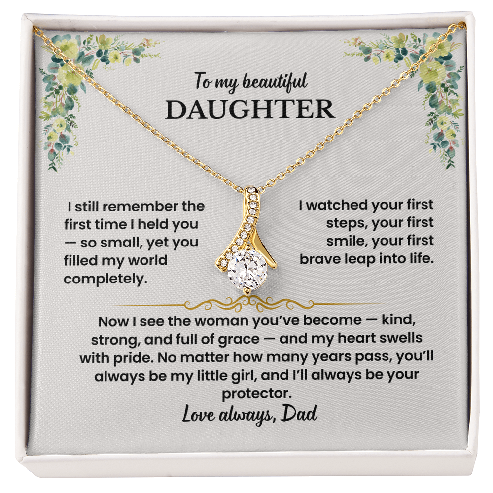 To My Daughter - Love Dad - Necklace Gift Set - GK007