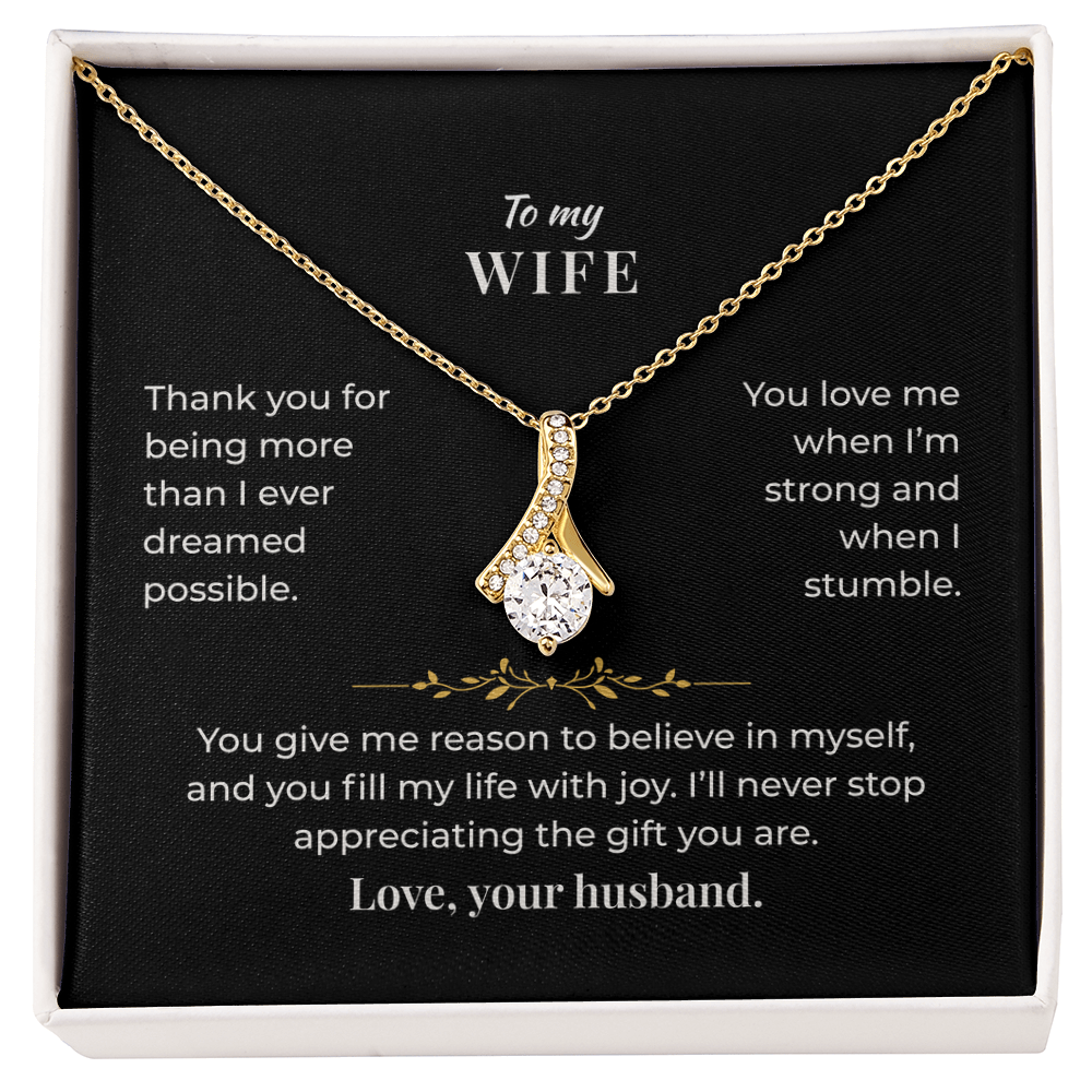 To My Wife - Necklace Gift Set - GK003