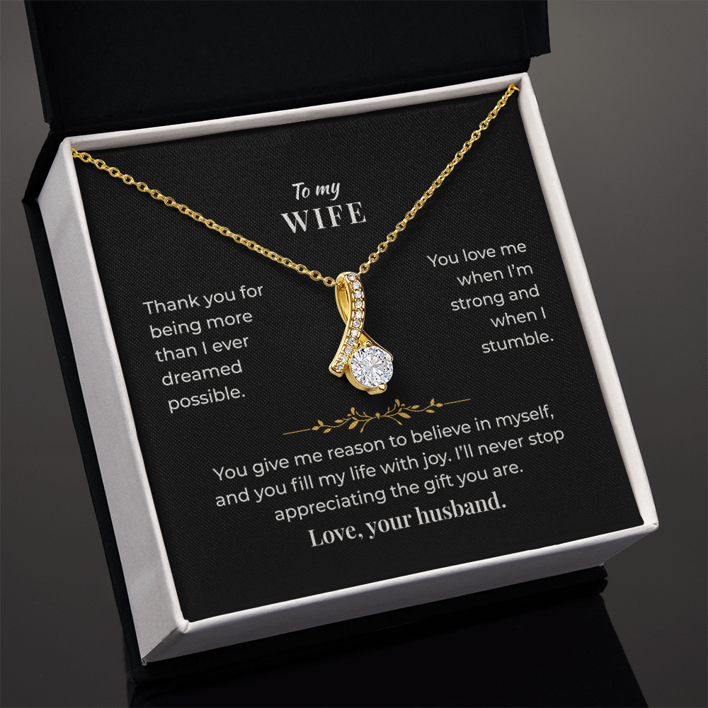To My Wife - Necklace Gift Set - GK003