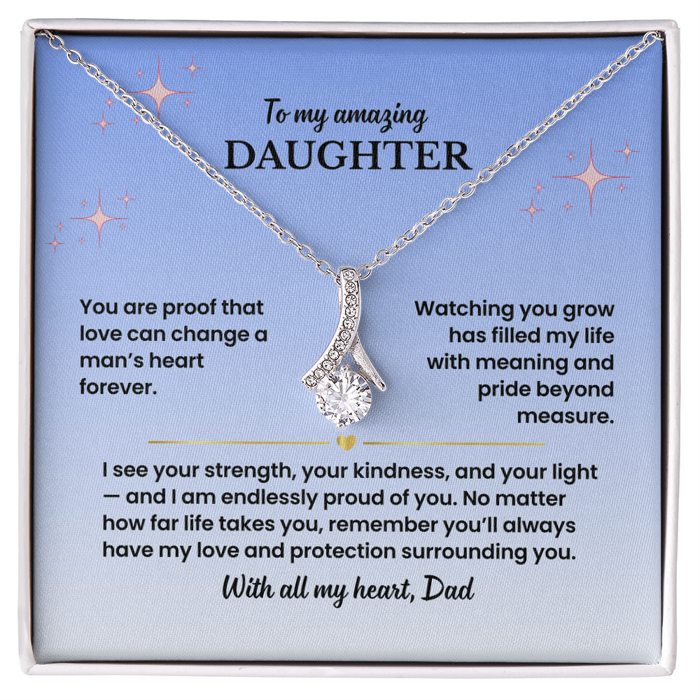 To My Daughter - Love Dad - Necklace Gift Set - GK005