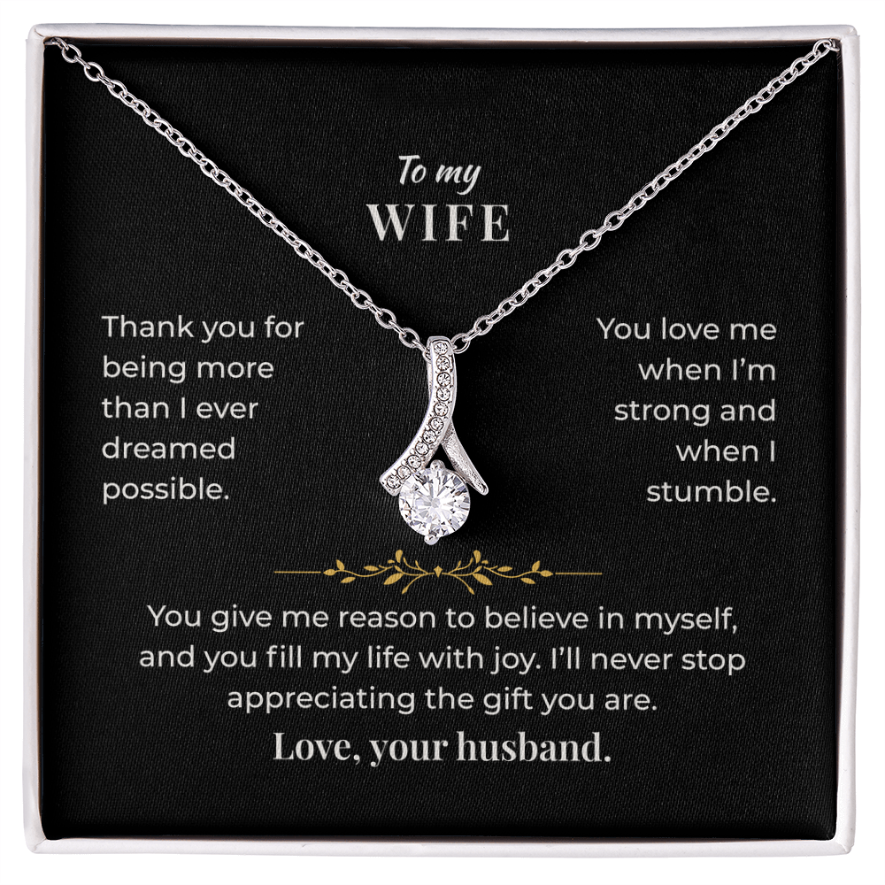To My Wife - Necklace Gift Set - GK003