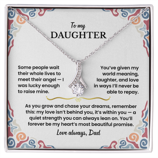 To My Daughter - Love Dad - Necklace Gift Set - GK006