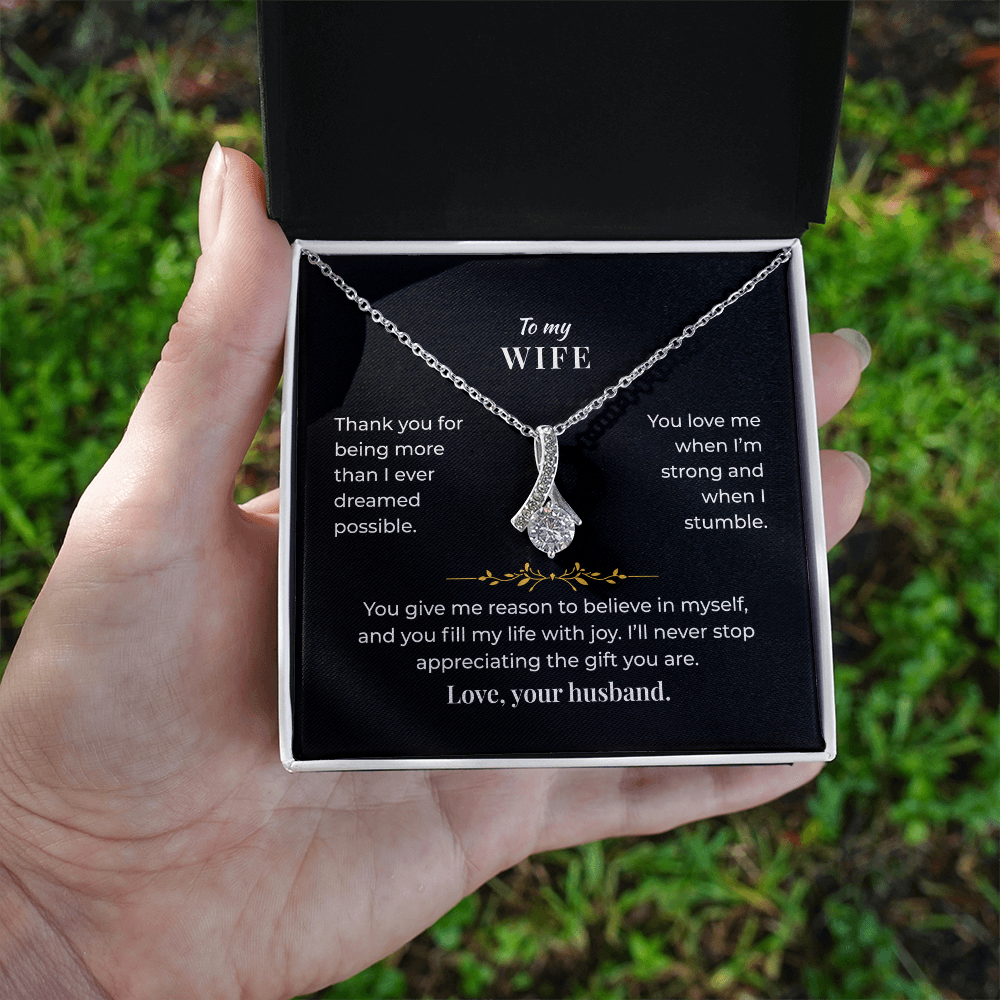 To My Wife - Necklace Gift Set - GK003