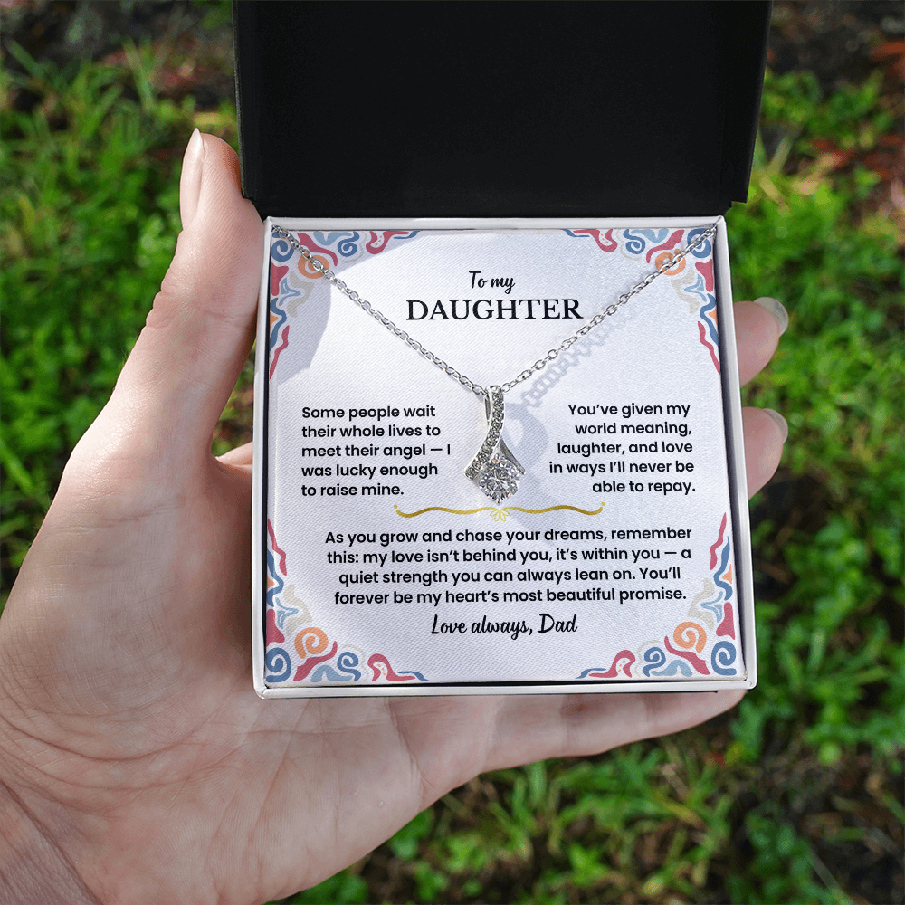 To My Daughter - Love Dad - Necklace Gift Set - GK006