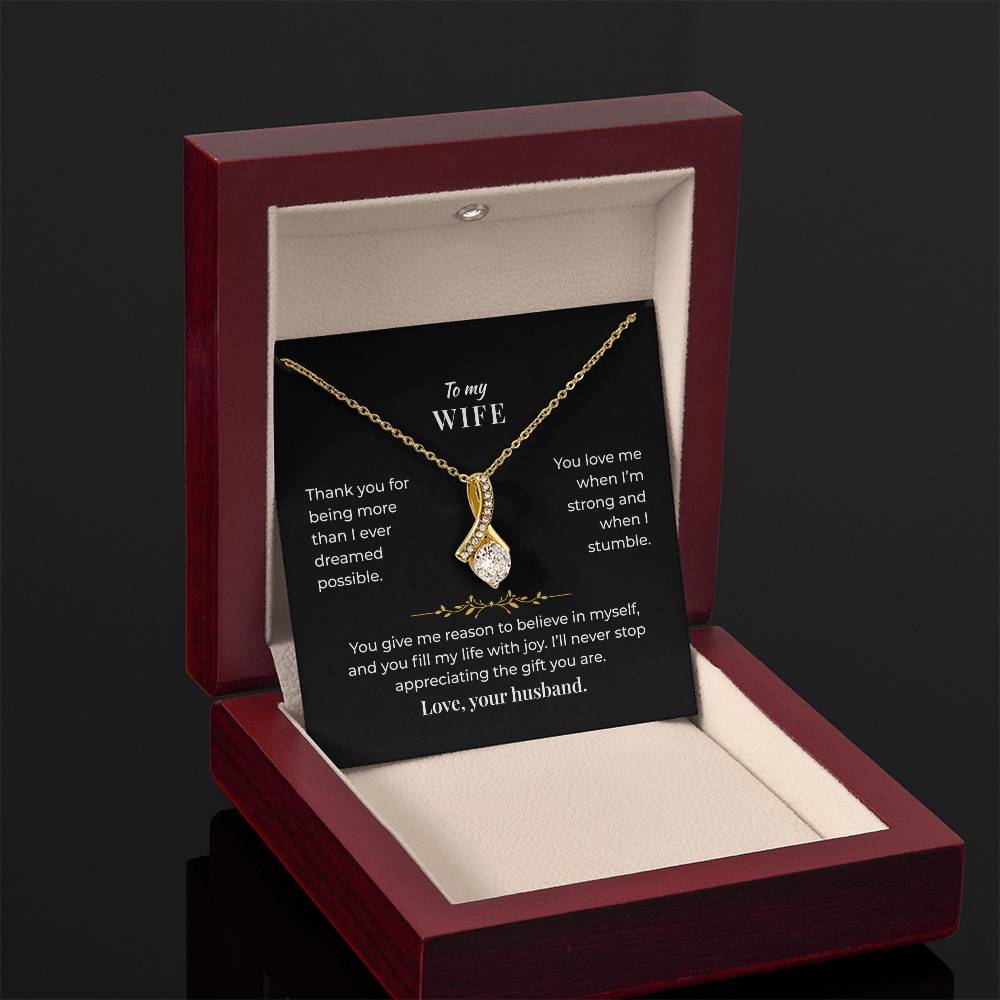 To My Wife - Necklace Gift Set - GK003