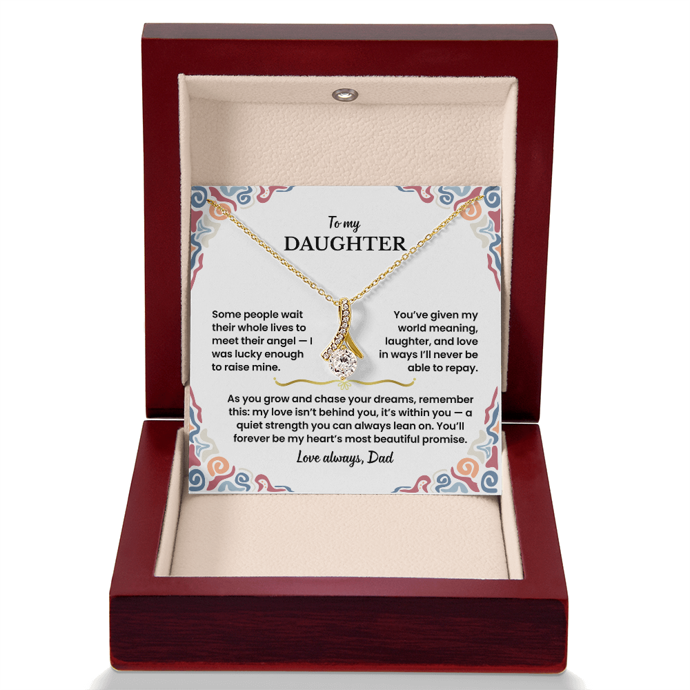 To My Daughter - Love Dad - Necklace Gift Set - GK006