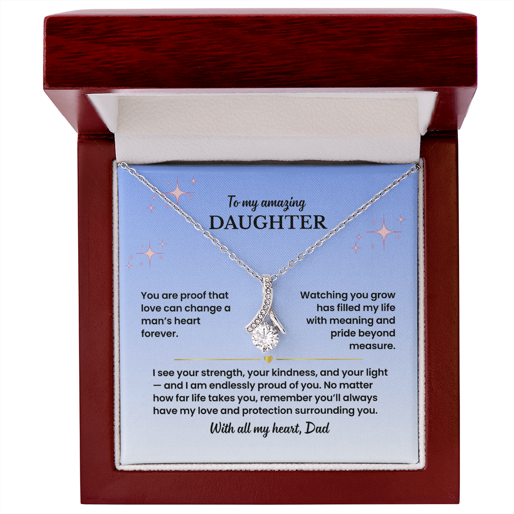 To My Daughter - Love Dad - Necklace Gift Set - GK005