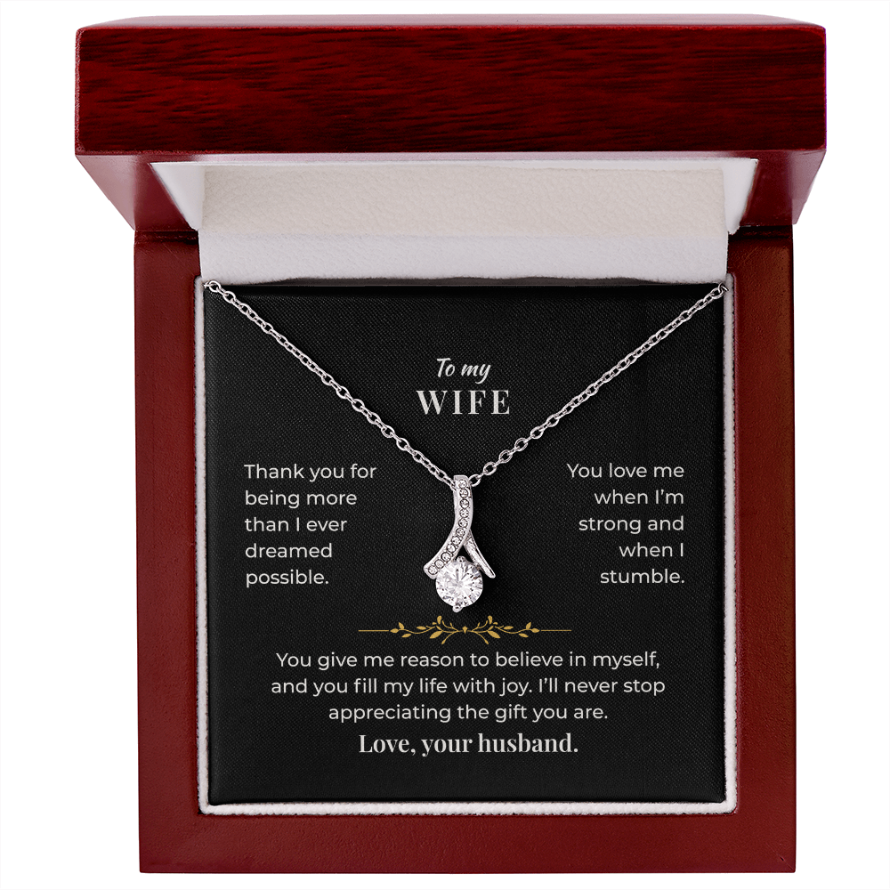 To My Wife - Necklace Gift Set - GK003