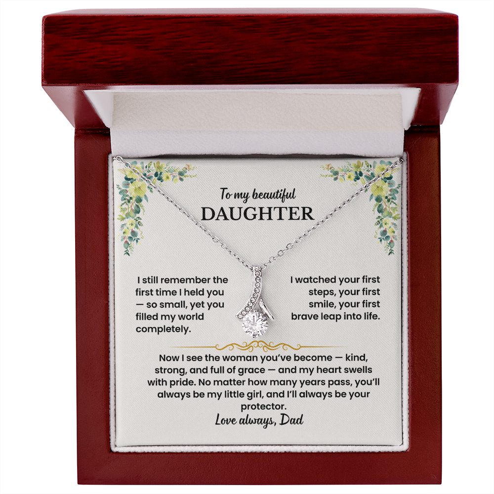 To My Daughter - Love Dad - Necklace Gift Set - GK007