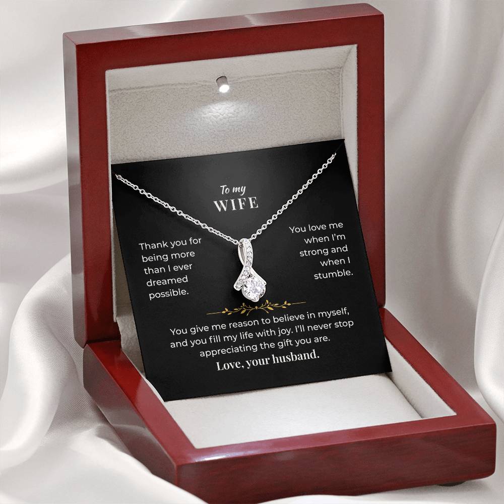 To My Wife - Necklace Gift Set - GK003