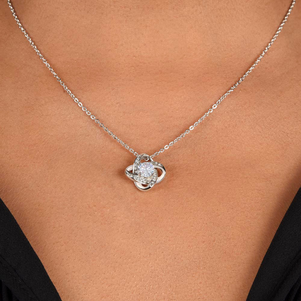 To My Wife - Love Knot Necklace - LK002
