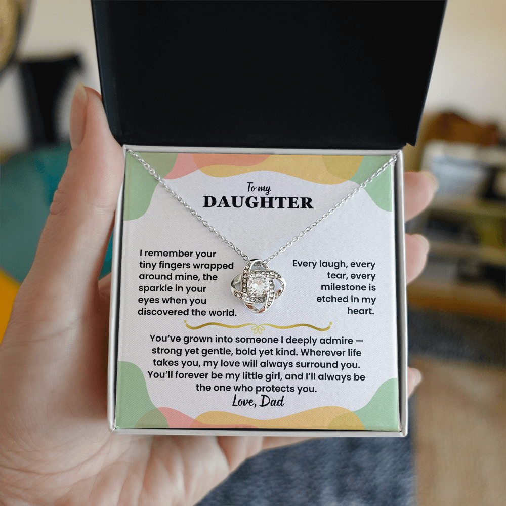 To My Daughter - Love Dad - Necklace Gift Set - LK005