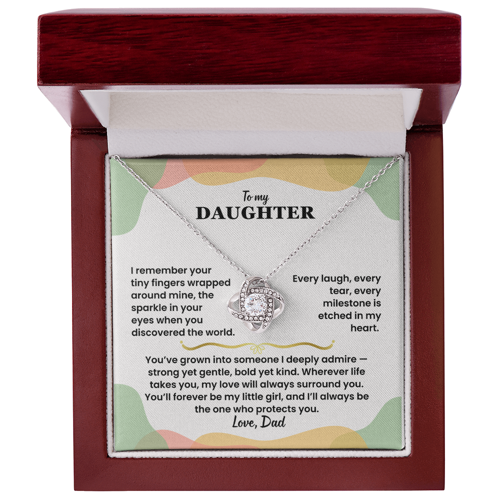 To My Daughter - Love Dad - Necklace Gift Set - LK005