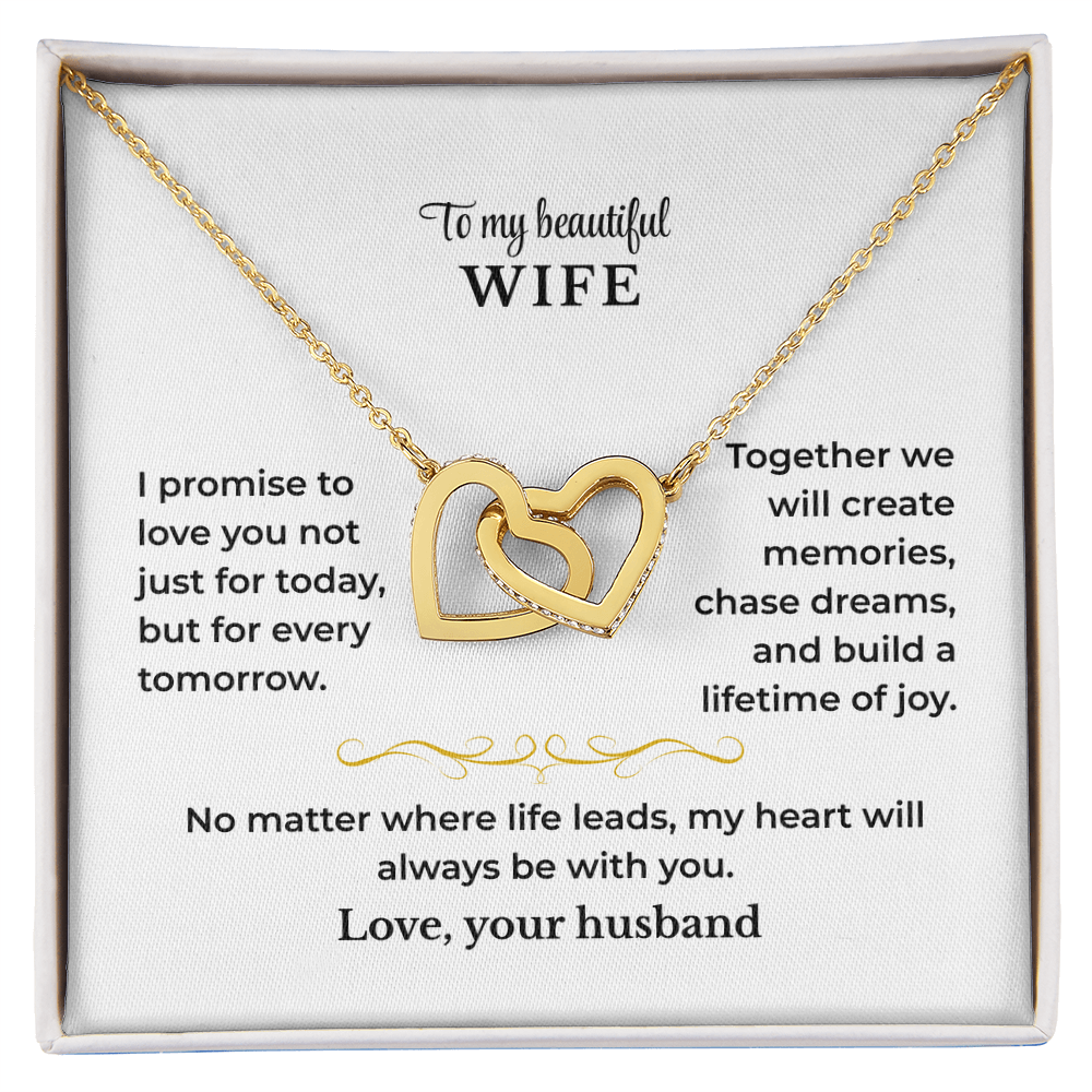 To My Wife - Interlocking Hearts Gift Set - PZ001