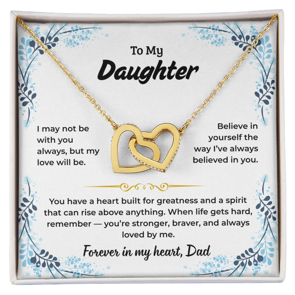 To My Daughter - Love Dad - Necklace Gift Set - PZ007