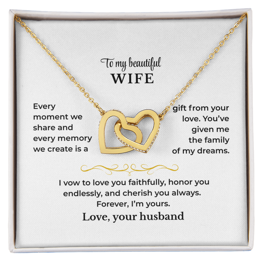 To My Wife - Interlocking Hearts Gift Set - PZ002