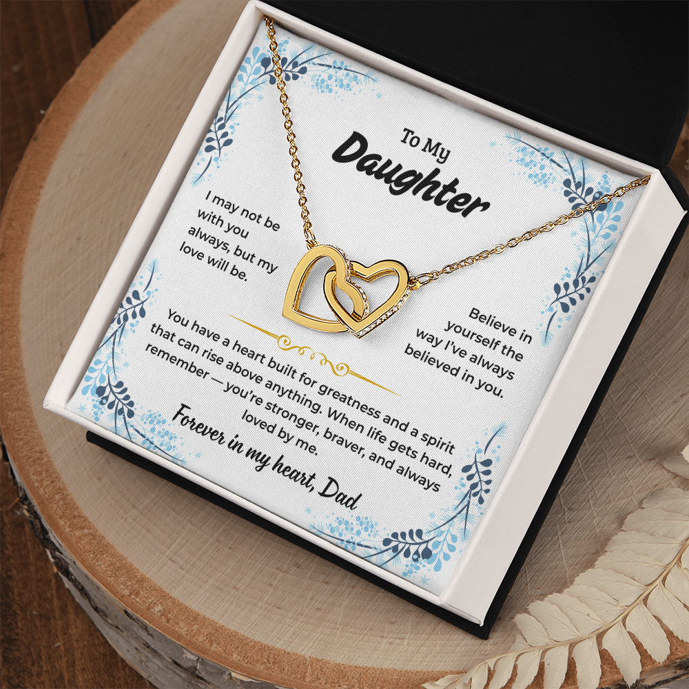 To My Daughter - Love Dad - Necklace Gift Set - PZ007
