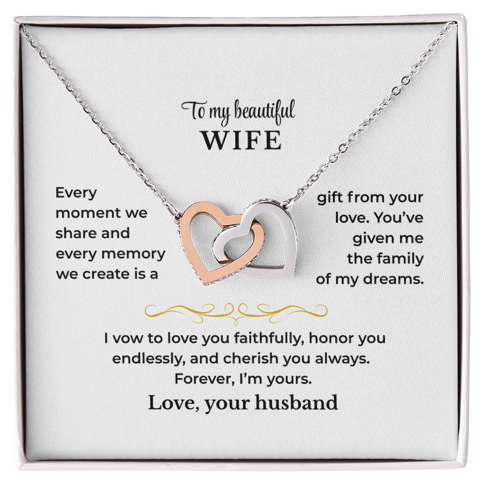 To My Wife - Interlocking Hearts Gift Set - PZ002
