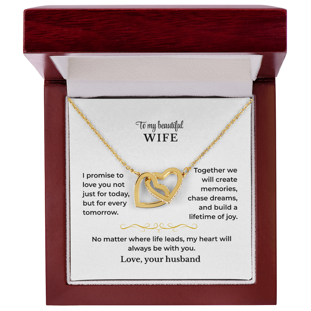 To My Wife - Interlocking Hearts Gift Set - PZ001