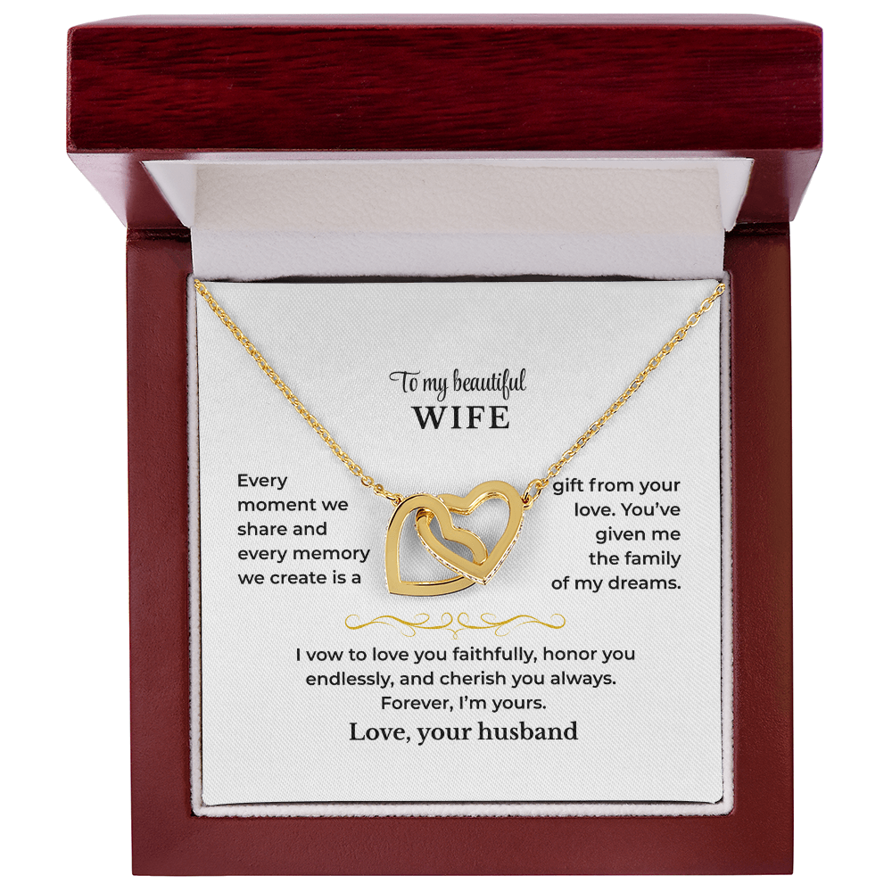 To My Wife - Interlocking Hearts Gift Set - PZ002