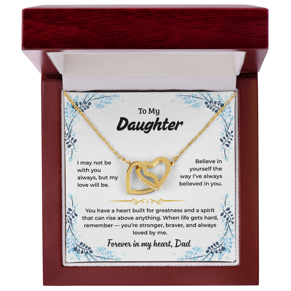 To My Daughter - Love Dad - Necklace Gift Set - PZ007