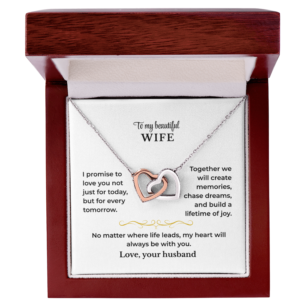 To My Wife - Interlocking Hearts Gift Set - PZ001