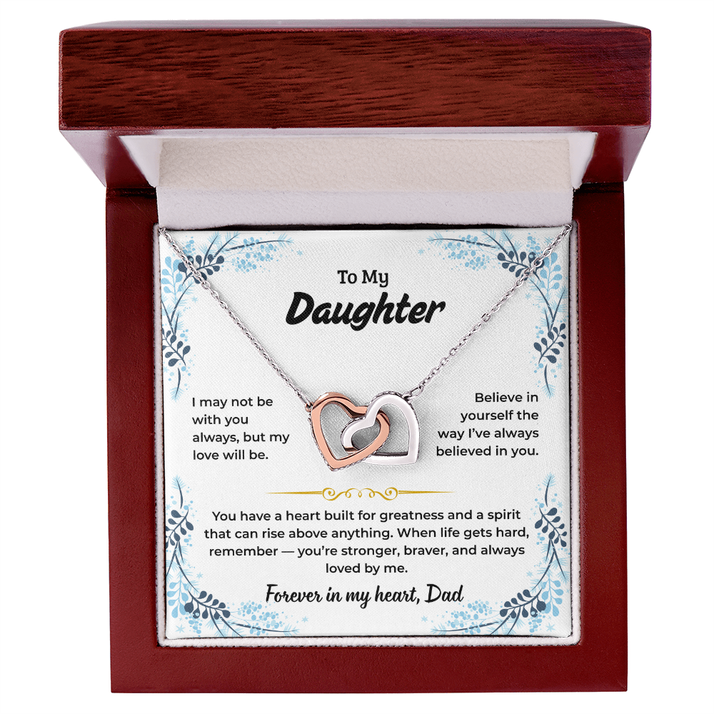 To My Daughter - Love Dad - Necklace Gift Set - PZ007
