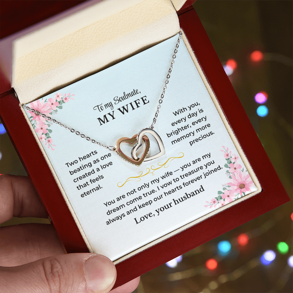 To My Wife - Interlocking Hearts Gift Set - PZ004