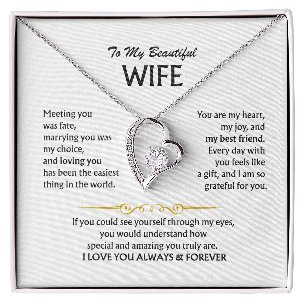 To my wife i love you always forever gift set - ss01