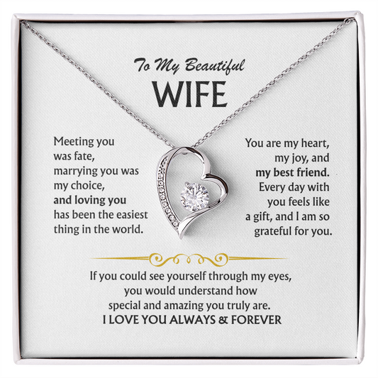 To my wife i love you always forever gift set - ss01