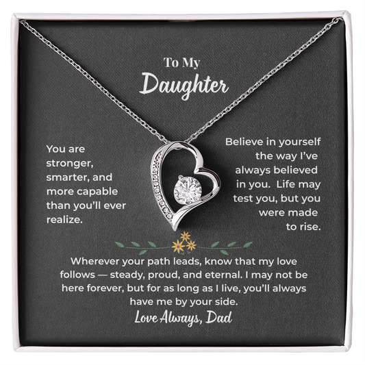 To My Daughter - Love Dad - Necklace Gift Set - HS010