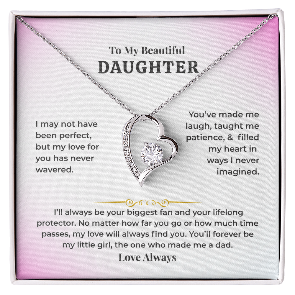 To My Daughter - Love Dad - Necklace Gift Set - HS007