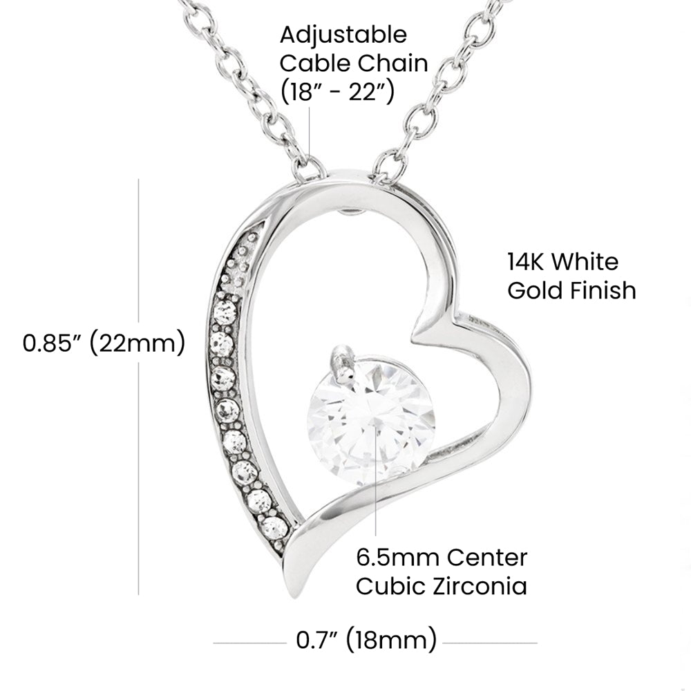 To My Wife - Forever Love Necklace Gift Set - HS003