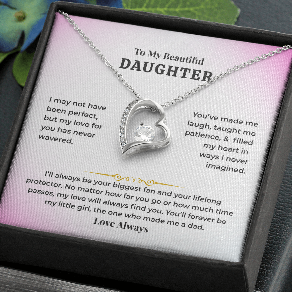 To My Daughter - Love Dad - Necklace Gift Set - HS007