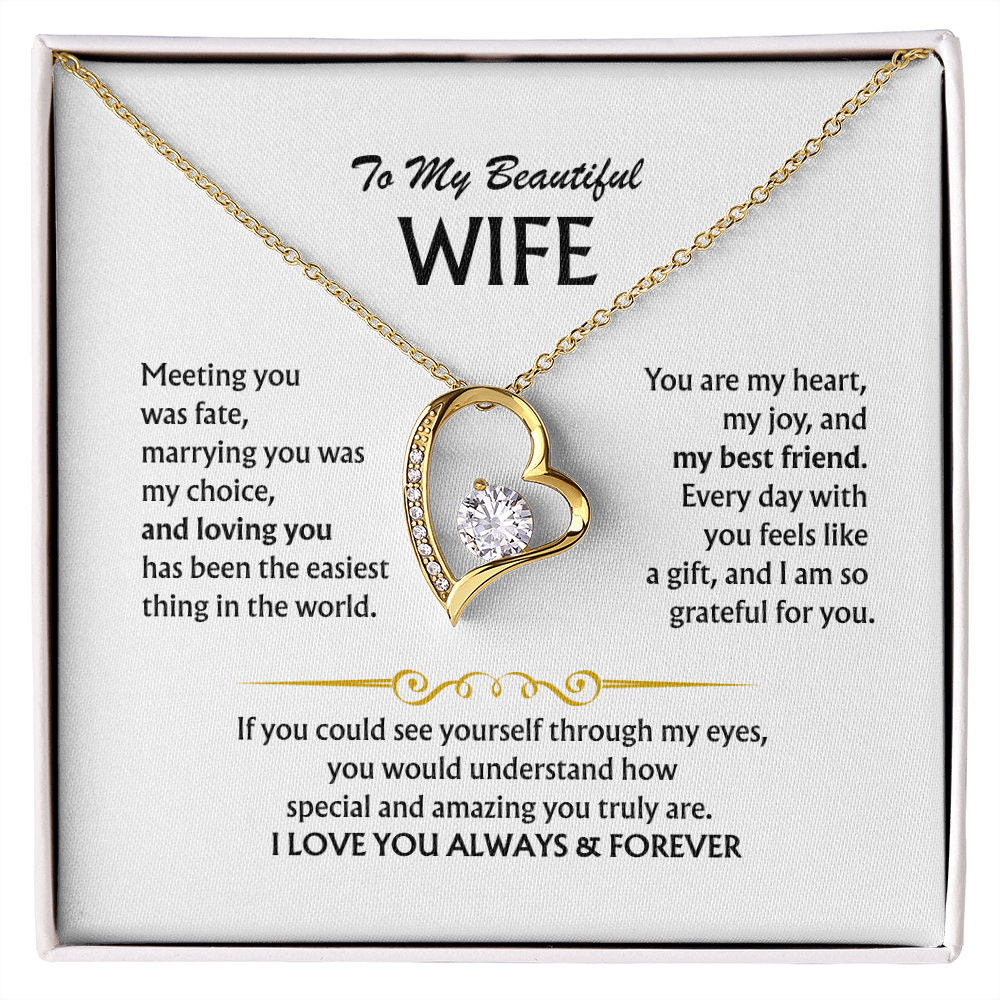 To my wife i love you always forever gift set - ss01