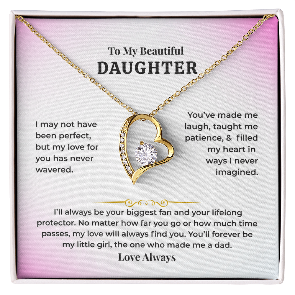 To My Daughter - Love Dad - Necklace Gift Set - HS007