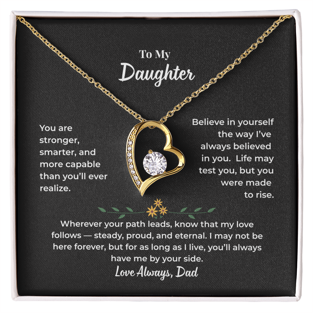 To My Daughter - Love Dad - Necklace Gift Set - HS010