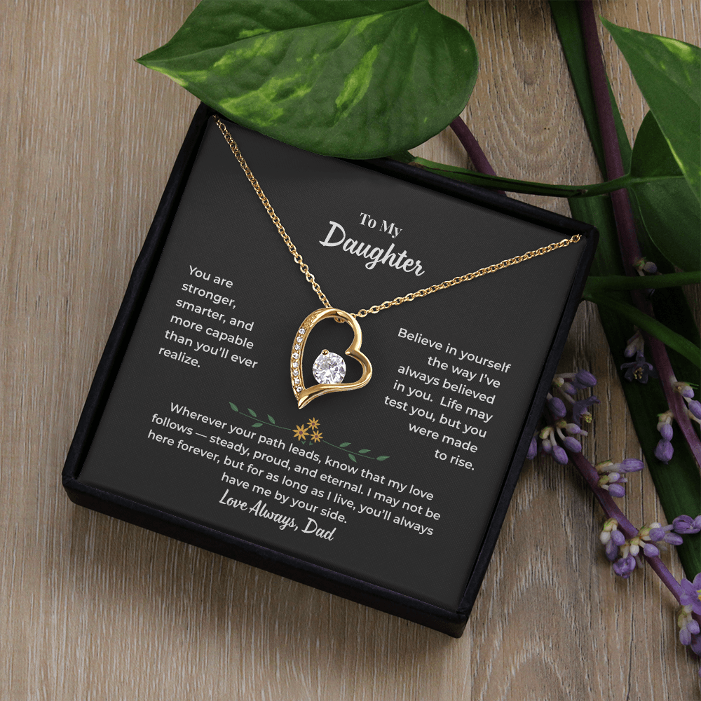 To My Daughter - Love Dad - Necklace Gift Set - HS010